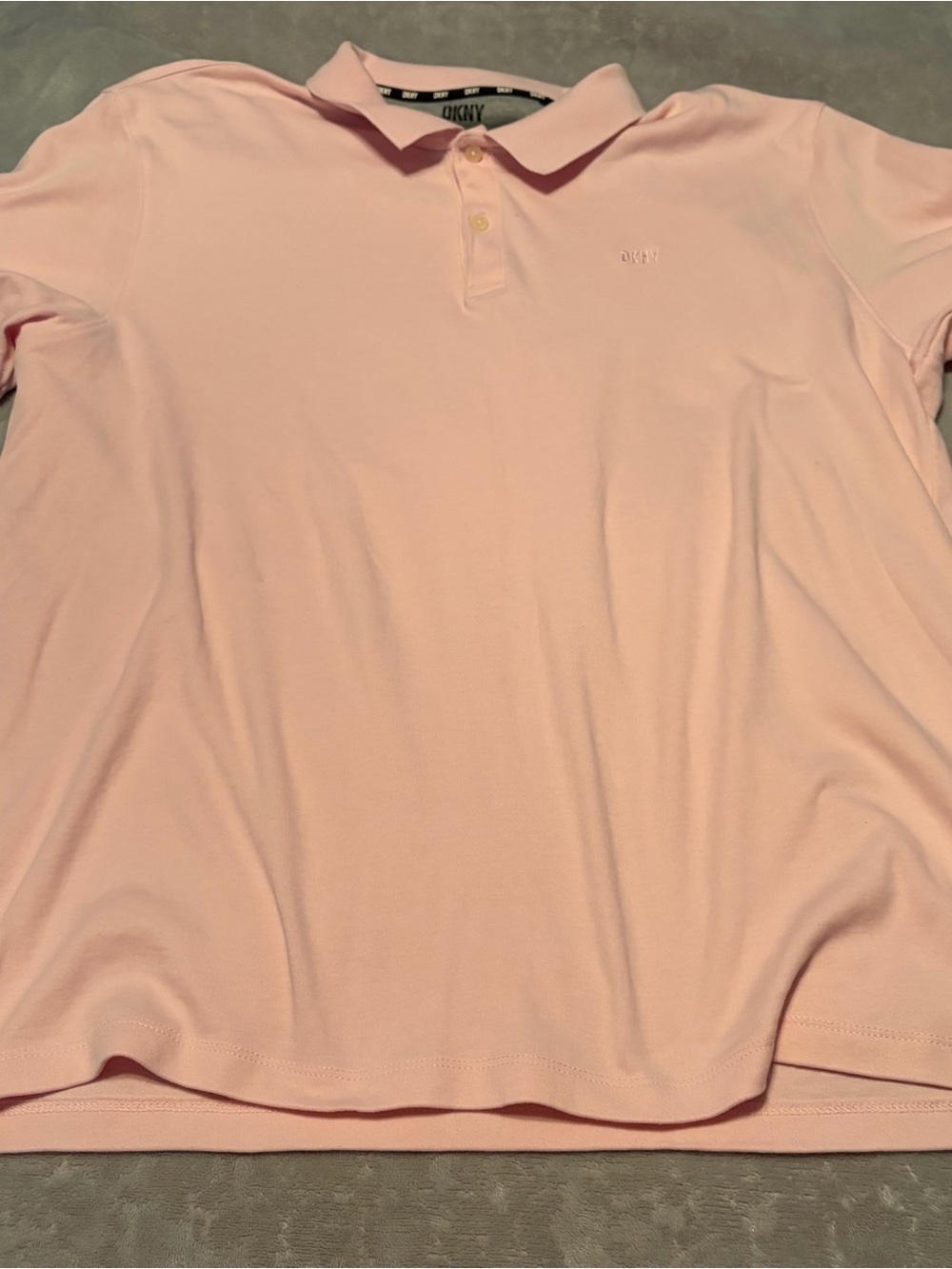 DKNY Light Pink Polo Shirt